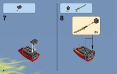 LEGO 70739 instructions page 8 – build guide