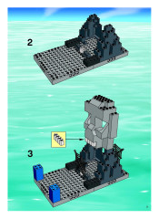 LEGO 7074 instructions page 3 – build guide
