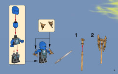 LEGO 70740 instructions page 3 – build guide