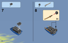 LEGO 70740 instructions page 8 – build guide