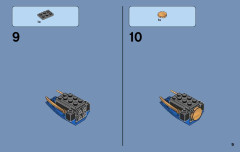 LEGO 70740 instructions page 9 – build guide
