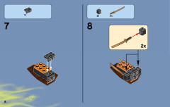 LEGO 70741 instructions page 8 – build guide