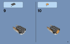 LEGO 70742 instructions page 9 – build guide