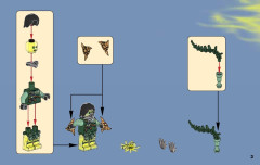 LEGO 70743 instructions page 3 – build guide