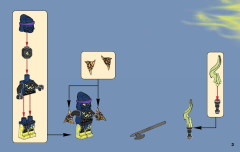 LEGO 70744 instructions page 3 – build guide