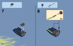 LEGO 70744 instructions page 8 – build guide