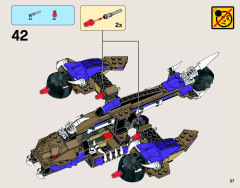 LEGO 70746 instructions page 57 – build guide