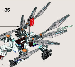 LEGO 70748 instructions page 76 – build guide