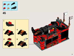 LEGO 70750 instructions page 73 – build guide
