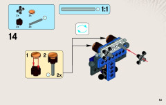 LEGO 70754 instructions page 13 – build guide