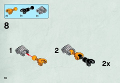 LEGO 70778 instructions page 10 – build guide