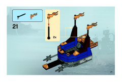 LEGO 7078 instructions page 21 – build guide