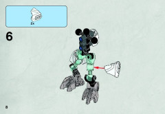 LEGO 70782 instructions page 8 – build guide