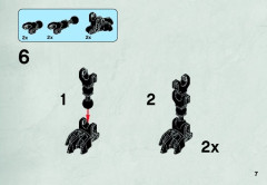 LEGO 70783 instructions page 7 – build guide