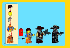 LEGO 70800 instructions page 2 – build guide