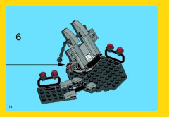 LEGO 70801 instructions page 14 – build guide
