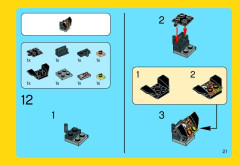 LEGO 70801 instructions page 21 – build guide