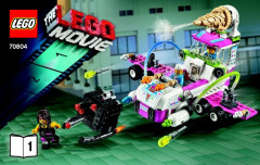 LEGO 70804 instructions page 1 – build guide