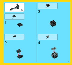 LEGO 70807 instructions page 13 – build guide
