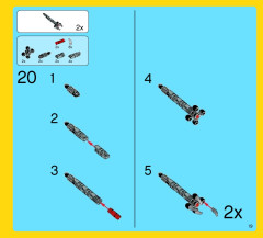 LEGO 70807 instructions page 19 – build guide