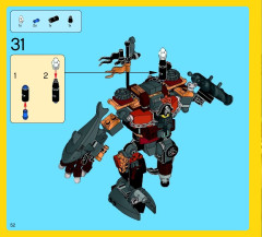 LEGO 70807 instructions page 52 – build guide