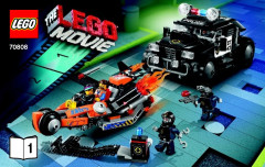 LEGO 70808 instructions page 1 – build guide