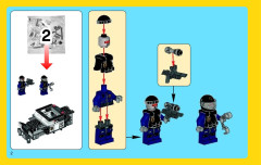 LEGO 70808 instructions page 2 – build guide