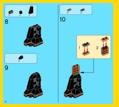 LEGO 70809 instructions page 10 – build guide