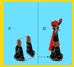 LEGO 70809 instructions page 11 – build guide