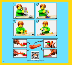 LEGO 70809 instructions page 2 – build guide