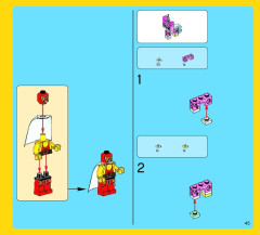 LEGO 70809 instructions page 45 – build guide