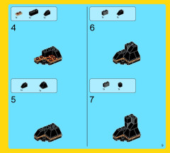LEGO 70809 instructions page 9 – build guide