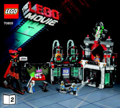 LEGO 70809 instructions page 1 – build guide