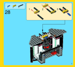 LEGO 70809 instructions page 3 – build guide