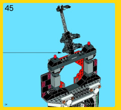 LEGO 70809 instructions page 34 – build guide