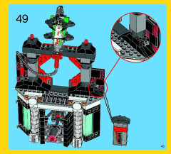 LEGO 70809 instructions page 43 – build guide
