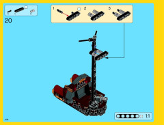 LEGO 70810 instructions page 208 – build guide