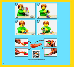 LEGO 70813 instructions page 2 – build guide