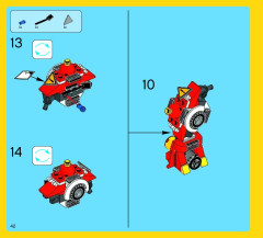 LEGO 70813 instructions page 42 – build guide