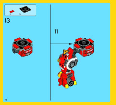 LEGO 70813 instructions page 46 – build guide