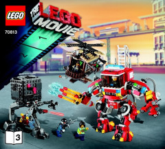 LEGO 70813 instructions page 1 – build guide