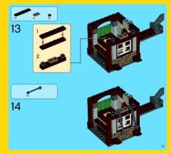 LEGO 70813 instructions page 15 – build guide