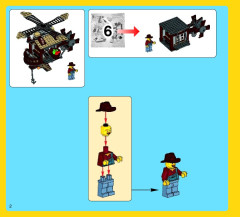 LEGO 70813 instructions page 2 – build guide