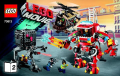 LEGO 70813 instructions page 1 – build guide