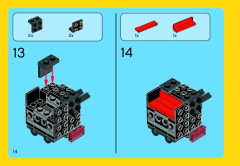 LEGO 70817 instructions page 14 – build guide