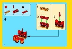 LEGO 70817 instructions page 6 – build guide