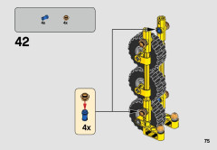 LEGO 70823 instructions page 75 – build guide