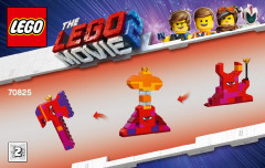 LEGO 70825 instructions page 1 – build guide