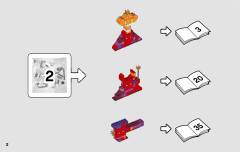 LEGO 70825 instructions page 2 – build guide