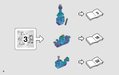 LEGO 70825 instructions page 2 – build guide